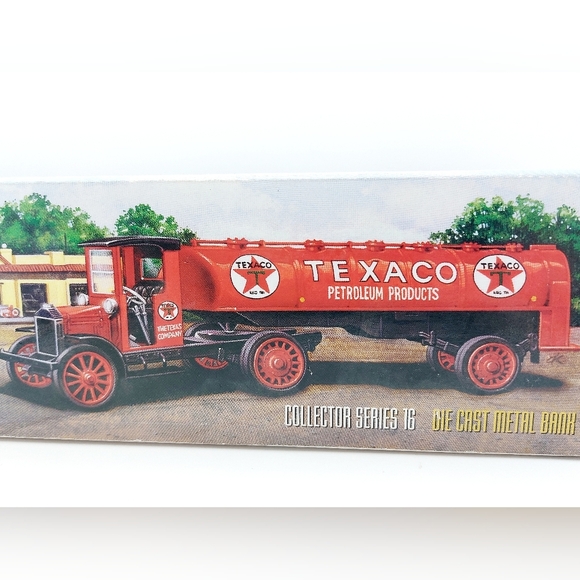 Vintage Texaco‎ 1920 Pierce Arrow Cab with Tanker Collector Series Metal Bank - Picture 1 of 8